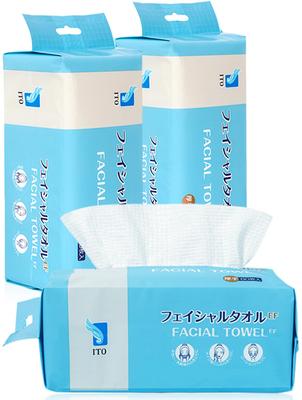 Serviette Visage ITO EF [Lot de 3] Extrêmement Absorbante, Moelleuse, Épaisse, Tissu Original EF OEKO-TEX, Serviette de Nettoyage, Serviette Visage, Soins du Visage, Jetable