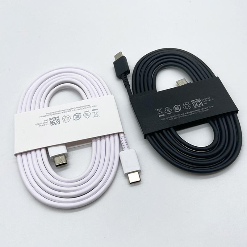 For Samsung 45W/25W PD Fast Charger Cable USB C To Type C Data 3A USB Cable For Galaxy S24 S23 Ultra For iphone 15 Pro Max