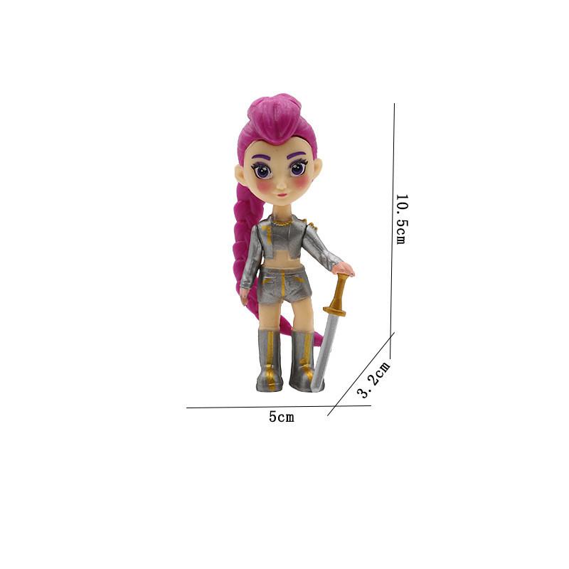 Demon Hunters Kpop Pvc Action Figures Model Toys Desktop Decoration Gifts Kids