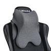 Car Headrest, Neck Pillow, Cervical Support, Adjustable Height, Neck Cushion, Reduces Fatigue While Riding (Gray)