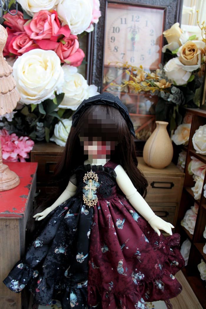 

HAMRETHYPPZ 1/4 1/6 1/3 BJD Ball Jointed Doll Dress, Doll Costume, Doll Maid Outfit, Ball Jointed Doll Dress-Up, Princess Skirt in Impactful Colors, M