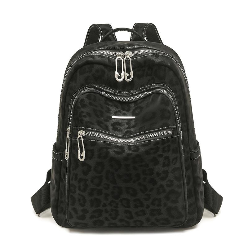 

Large Capacity Backpack Leopard Print Women s Travel Backpack