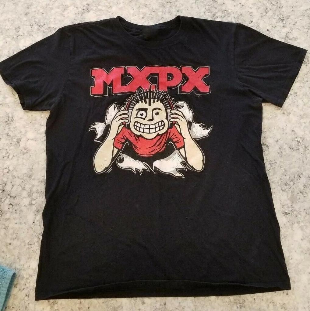 MxPx Band Gift For Family Black T-Shirt Cotton All Size