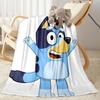 Blue Dog Adventure Blanket Soft Warm Cozy Perfect for Bedding Couch Bed Four Seasons Multipurpose Modern Style