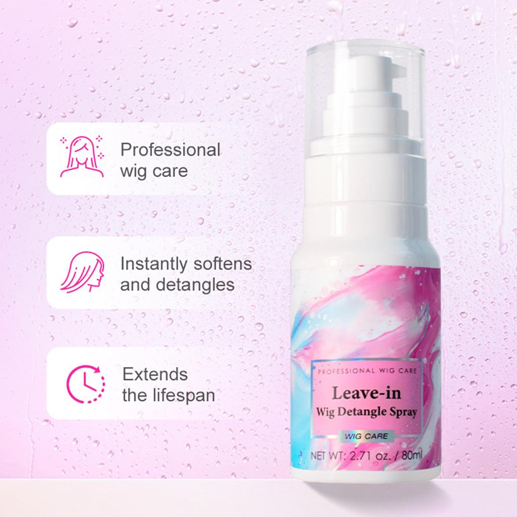 Wig Smoothing Spray Frizzy Not Easy To Knot 80ml