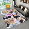 Fashion Kpop Felix Stray Kids Non-Slip Area Rug for Living Room,Bedroom,Playroom,Soft Carpet Floor Mat Home Decor Rug Kids Room