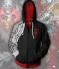 New, animation sweater, steel alchemist, Edward 3D printed sweater zipper cardigan animation periphery