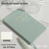 Morandi Color A5 Soft Cover Leather Notebook with Skin-Feel Surface for Students.