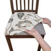 4Pcs Universal Stretch Chair Seat Cover Removable Dirt-resistant Chair Slipcover  Home
