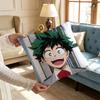 DDeku Anime IIzuku MMidoriyS Printed Pillow Cover Cushion Case Simple Sofa Pillow Case No Pillow Core