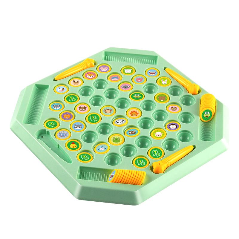 Children's Chess Match-Up: Flip-Over Battle Game for Two Players, Enhances Concentration & Parent-Child Interaction