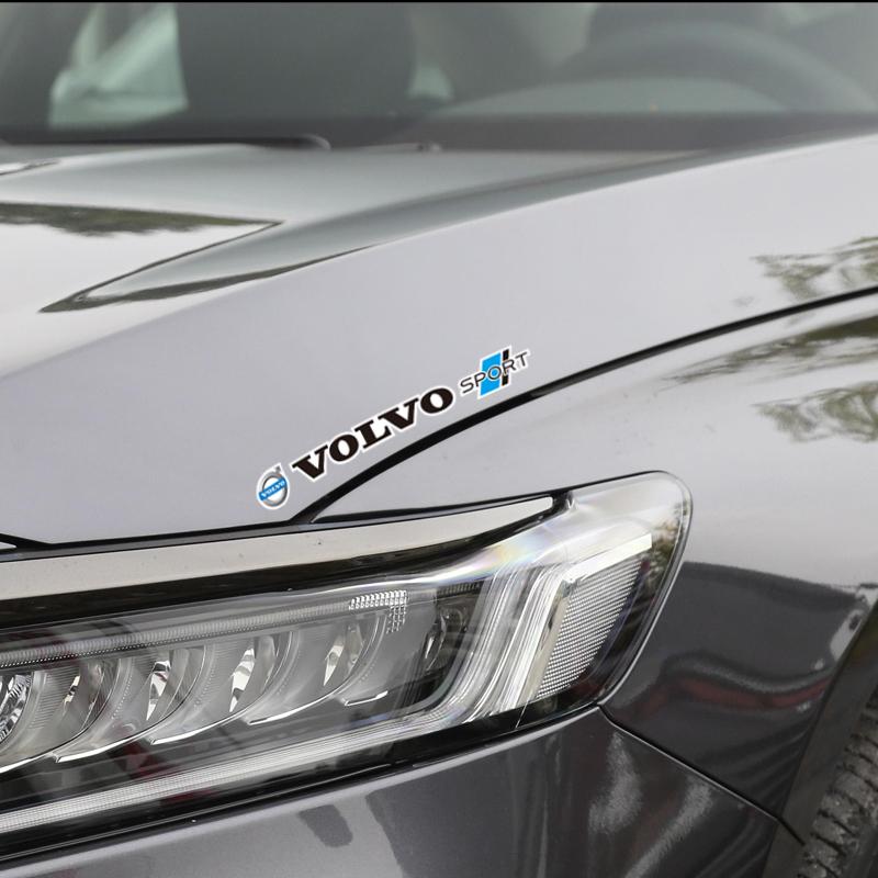 Für Volvo 4 Stück Auto Karosserie Aufkleber Auto Personalisiert Schön Aufkleber Für Volvo Xc60 Xc90 V40 V60 S60 V50 V90 S80 C40 XC40 V70 XC70