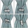 Magnet Curtain Buckle Tiebacks Curtain Clips No Punch Modern Curtain Accessories Pearl Magnetic Ball Home Decoration Accessories
