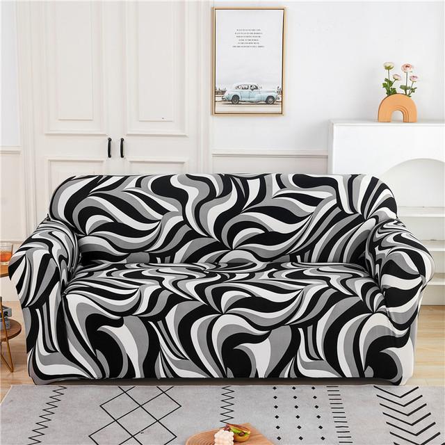 Couch Cover Stretch Sofa Cover Slipcovers Elastic All -Inclusive Case For Different Shape Sofa Loveseat Chair L -Style Sofa Case