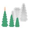 Christmas Tree Mold for Resin 3-pieces Christmas Tree Decoration Molds Home Decor Seasonal Crafting Accessories for Enthusiasts
