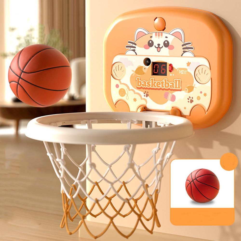 Scorable Scoreboard Toddler Basketball Hoop Cartoon Animal Mini Basketball Hoop  Outdoor Sports