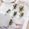 30/50PCS Artificial Plants Leaf Wedding Party Home Decor DIY Wreath Cake Candy Box Accessories Autumn Christmas Decoration