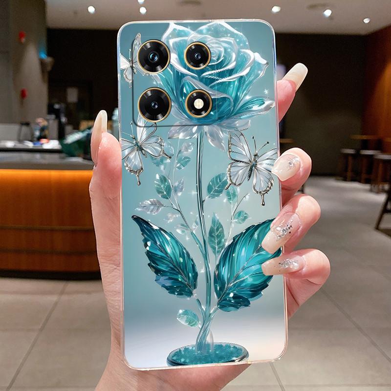 For Infinix Note 30 Pro Cases Note 30 VIP Flower Phone Cover Bumper For Infinix Note 30 5G X6711 Note30 4G Soft Silicon TPU Case