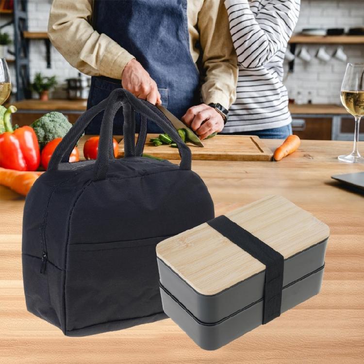 Multi Sectional Lunch Container Food Grade Materials Lunch Box Elegant Food Storage Container with Warm Keep Bag