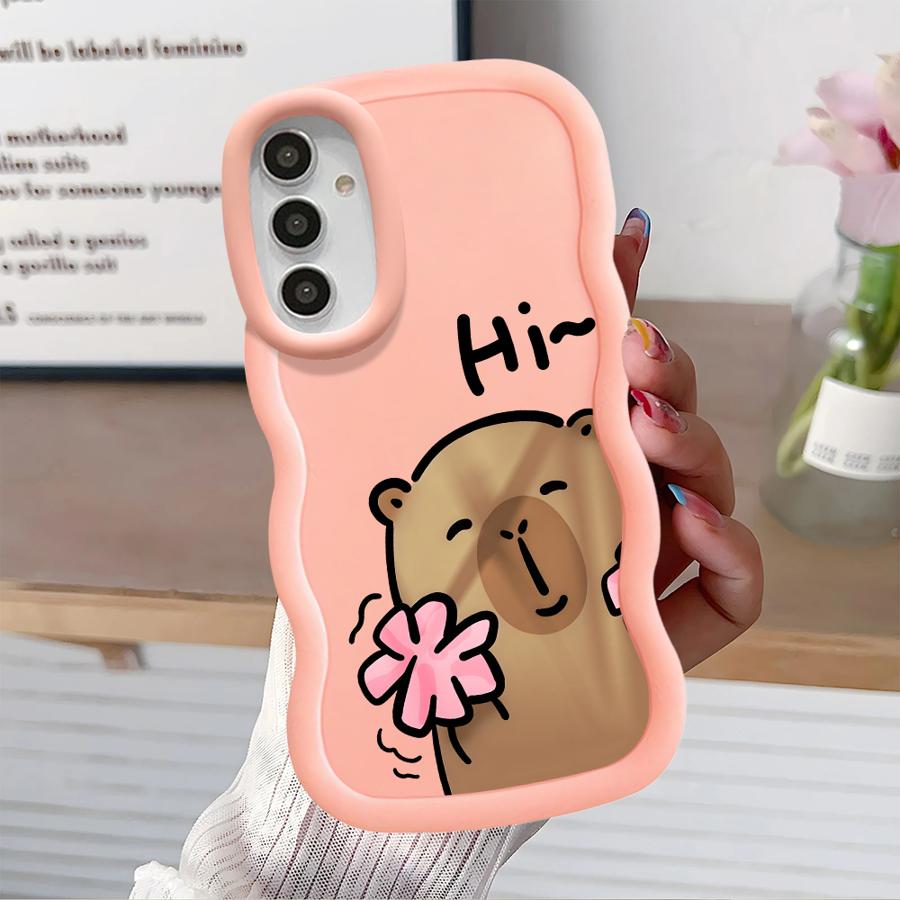 

Cartoon Capybara Soft Phone Cover Case for Samsung Galaxy A14 A12 A16 A21s A52 A15 A13 A11 A22 A53 A33 A06 A05 A04 A23 A03 Galaxy A14
