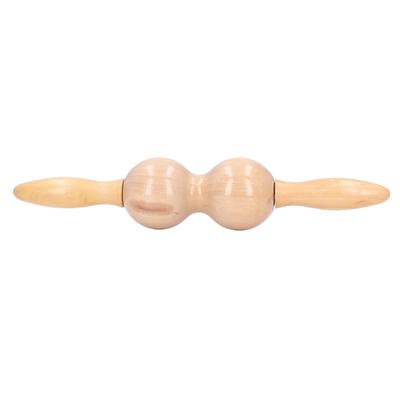 Wooden Meridian Massager Roll Stick Back Waist Neck Shoulder Spine Wood Massage Hammer Relieve Body