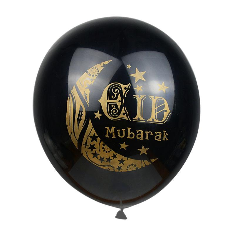 10Pcs Eid Mubarak Latex Balloon Ramadan Kareem Decoration Air Globos Ramadan Mubarak Muslim Islamic Festival Party Supplies 2025
