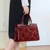 Embroidered Gift for Mom  Wedding Bag  Shoulder Bag  Crossbody Bag  Floral Pattern  Handcrafted Leather Women's Bag