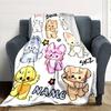 Customizable Kpop Team7 Throw Blanket – Personalized Name, All-Season Cozy Snug Blanket, Machine Washable, Personalized Blanket