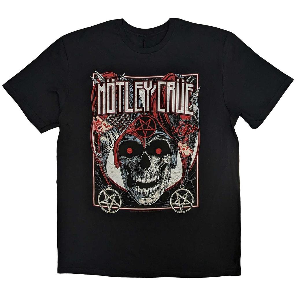 Sommer Seltener Motley Cruer Grafik Polyester T-Shirt Unisex Sommer Kurzarm Modemarke T-Shirt Luxus Lässig Vintage T-Shirts