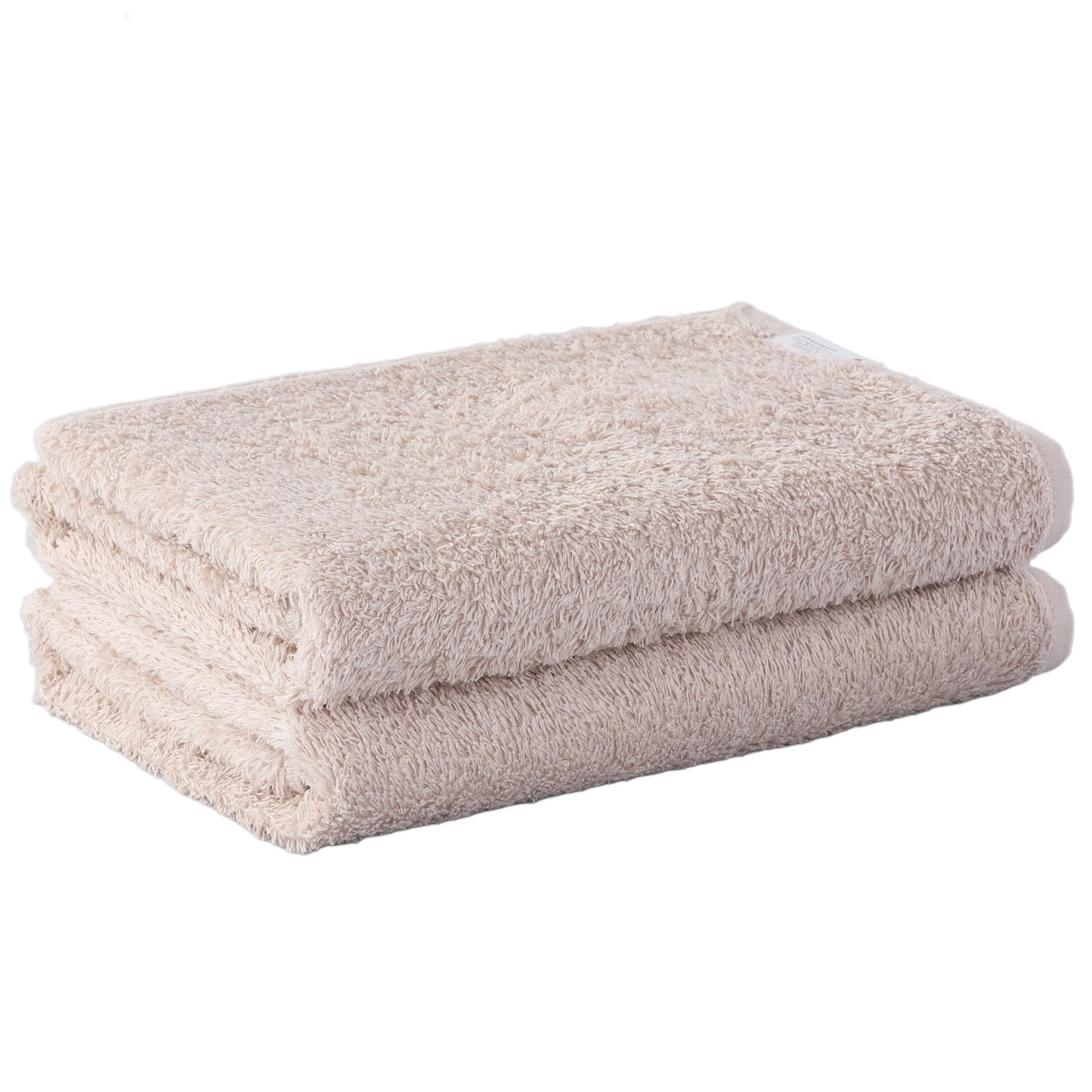 

Банные полотенца Home Rich Set из легкого и менее впитывающего воду экологически чистого хлопка [запатентовано], полотенца, Cocochi, Hotel , бежевый, 2, гостиничного класса, пушистые, бежевый