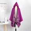Retro Pattern Shawl Women'S Outdoor Travel Four Seasons Cardigan Air-Conditioned Room With Warm Cape