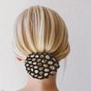 Elegantes einfarbiges Haarnetz aus Polyesterfaser, Unisex für Erwachsene, Haarschutz-Netz für Frisuren, Haarschmuck