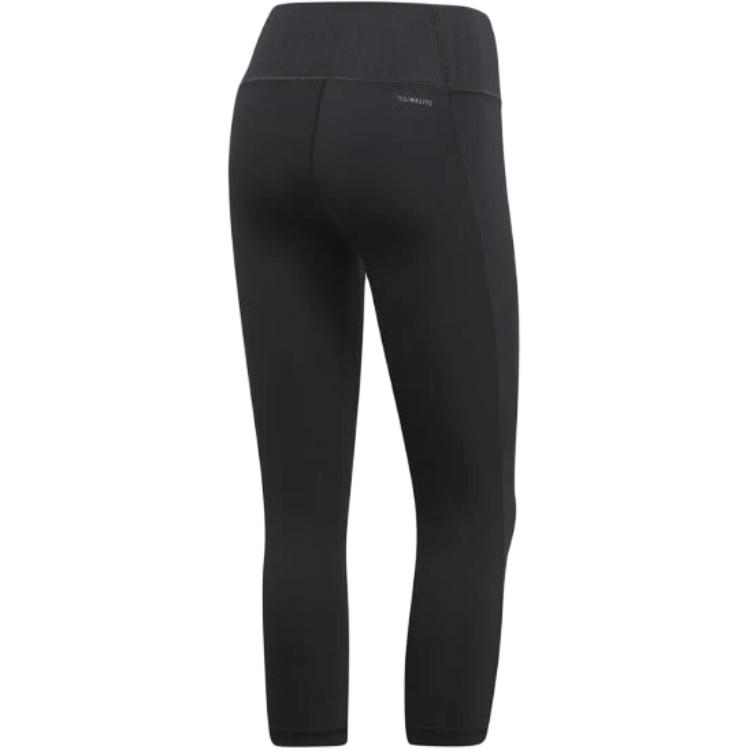 Adidas Ultimate Climalite High Waist Fashion Casual Three-Quarter Sports Shorts Women Shorts Black CD3126