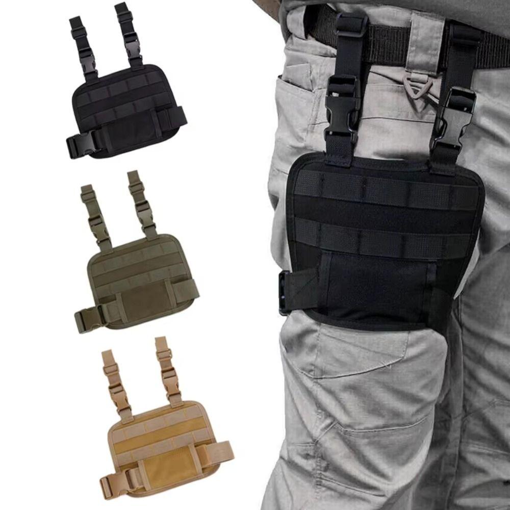 Adjustable Thigh Strap Pouch Quick Release Buckle Thigh Rig Panel Drop Leg Platform Men Male