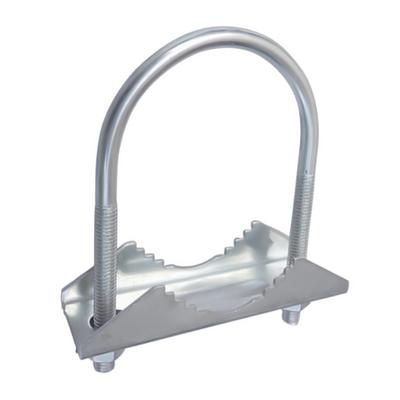 Antenna Mounting Clamp Heavy Duty Mast Clamp Electroplated Finish