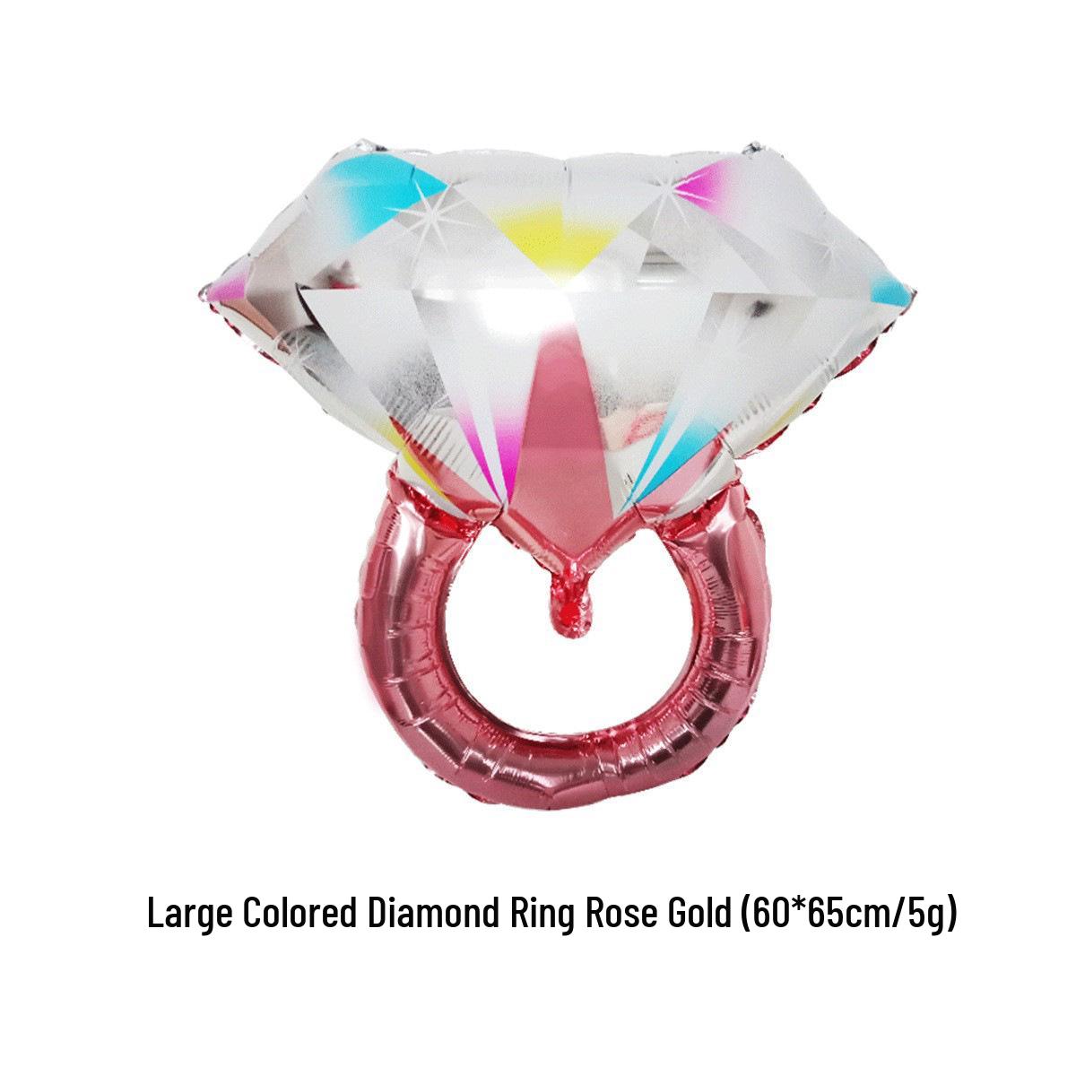 

Свадебное кольцо с бриллиантом Ji Серия фольгированных шаров: Девичник и Свадебные Украшения Я СОГЛАСНА