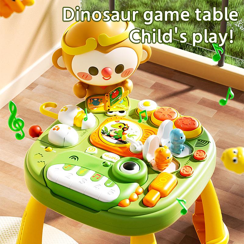 Children's Interactive Music & Learning Table: Voice, Light, Brain Development & Early Education Tool