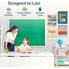 S&O Set of 15 Motivational Posters for Classroom - Study room Poster - pirational Teaching Zone Charts for High School - Motivating Prints for