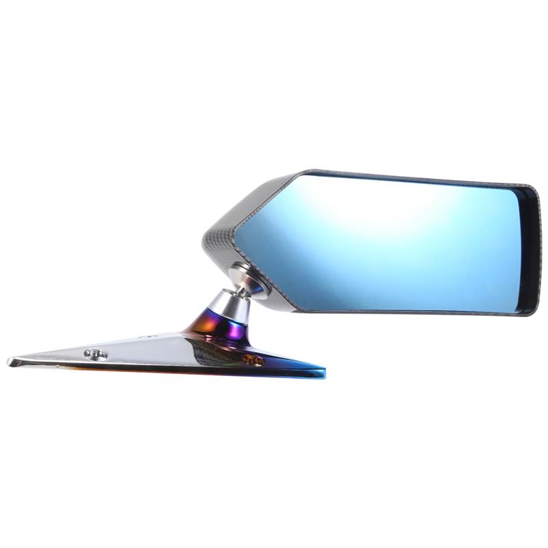 1Set Car Rear View Mirror F1 Rear Mirror Racing Universal Side Mirror F1 Style Rear View Mirror-A87Q