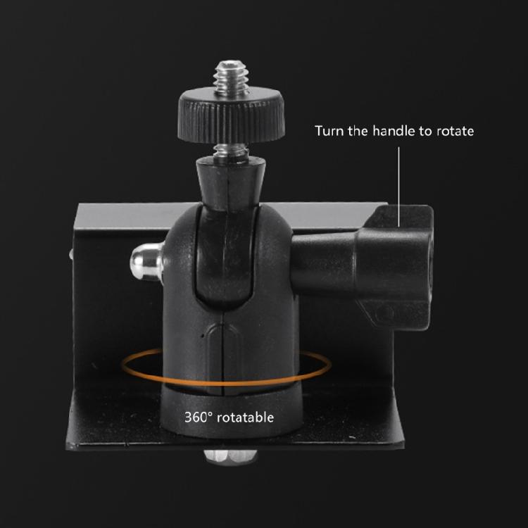 Weatherproof Solar Panel Camera Holder for Gutter Installation Crafted of Lightweight Aluminum Alloy Security Monitoring