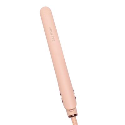 ANLIETTE Hair Iron Straight 23mm Compatible with Overseas Countries Quick Time of About 15 Seconds Ultra Lightweight Coral Pink Start-up 150℃~230℃