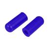 X AUTOHAUX 5pcs 4mm 0.16" Silicone Hose Cap Intake Vacuum Hose Tube End Plug Car Blue