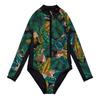 Biba Girls Animal Print Long-Sleeved Rash Guard Swimsuit