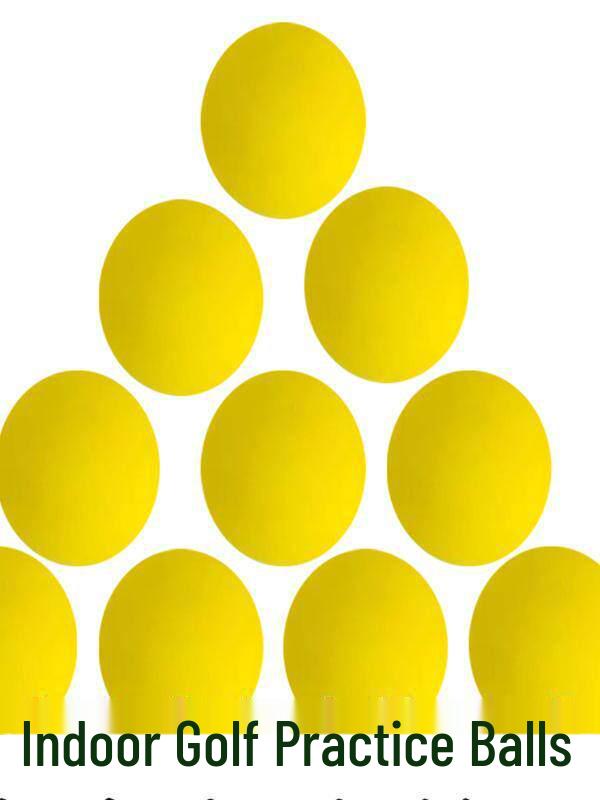 Indoor EVA Foam Golf Balls for Safe Home Practice - Soft, Colorful, and Durable