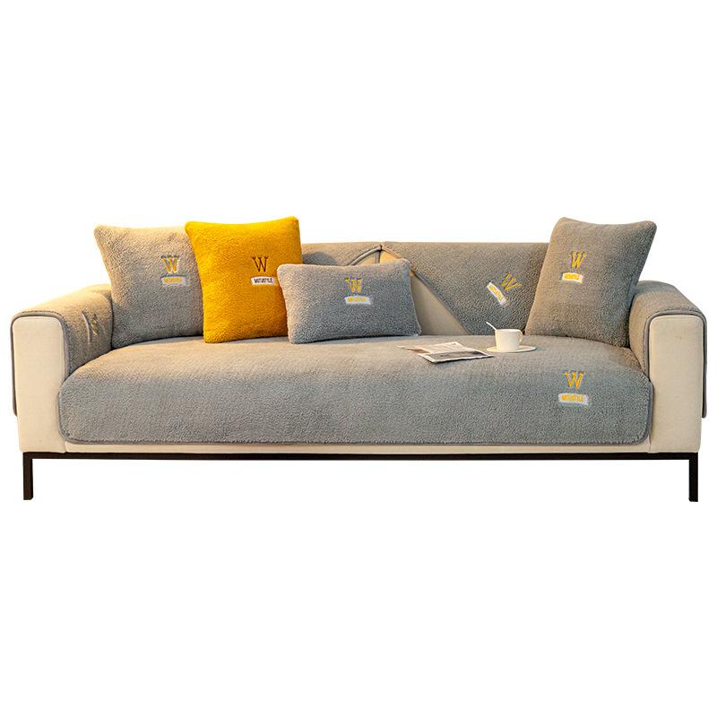 Polstr na pohovku Zimní fleece Polstrovaný Potah na pohovku Protiskluzová potahová látka