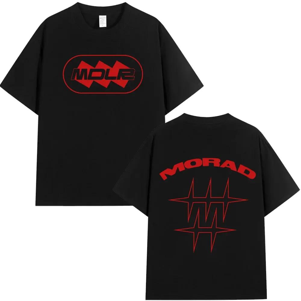 Rapper Morad MDLR Tour Album T Shirt Unisexs Unisex High Quality Cotton Tee Shirt Fashion Hip Hop Short Sleeve Tshirts Streetwear