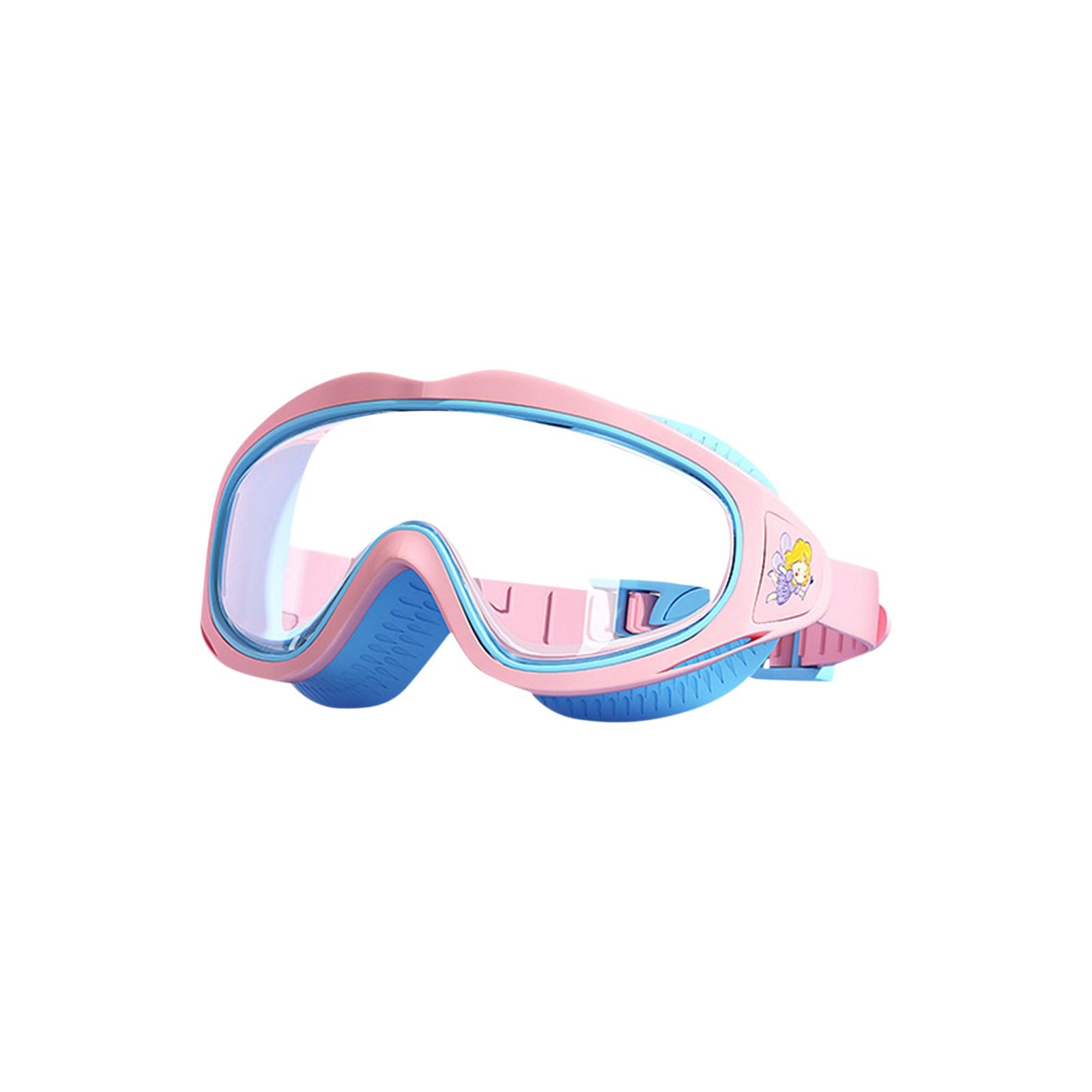 

Окуляри, Підходять для дітей 3-16 років, Дитячі окуляри для плавання з великою оправою, Водонепроникні та з захистом від запотівання One Size