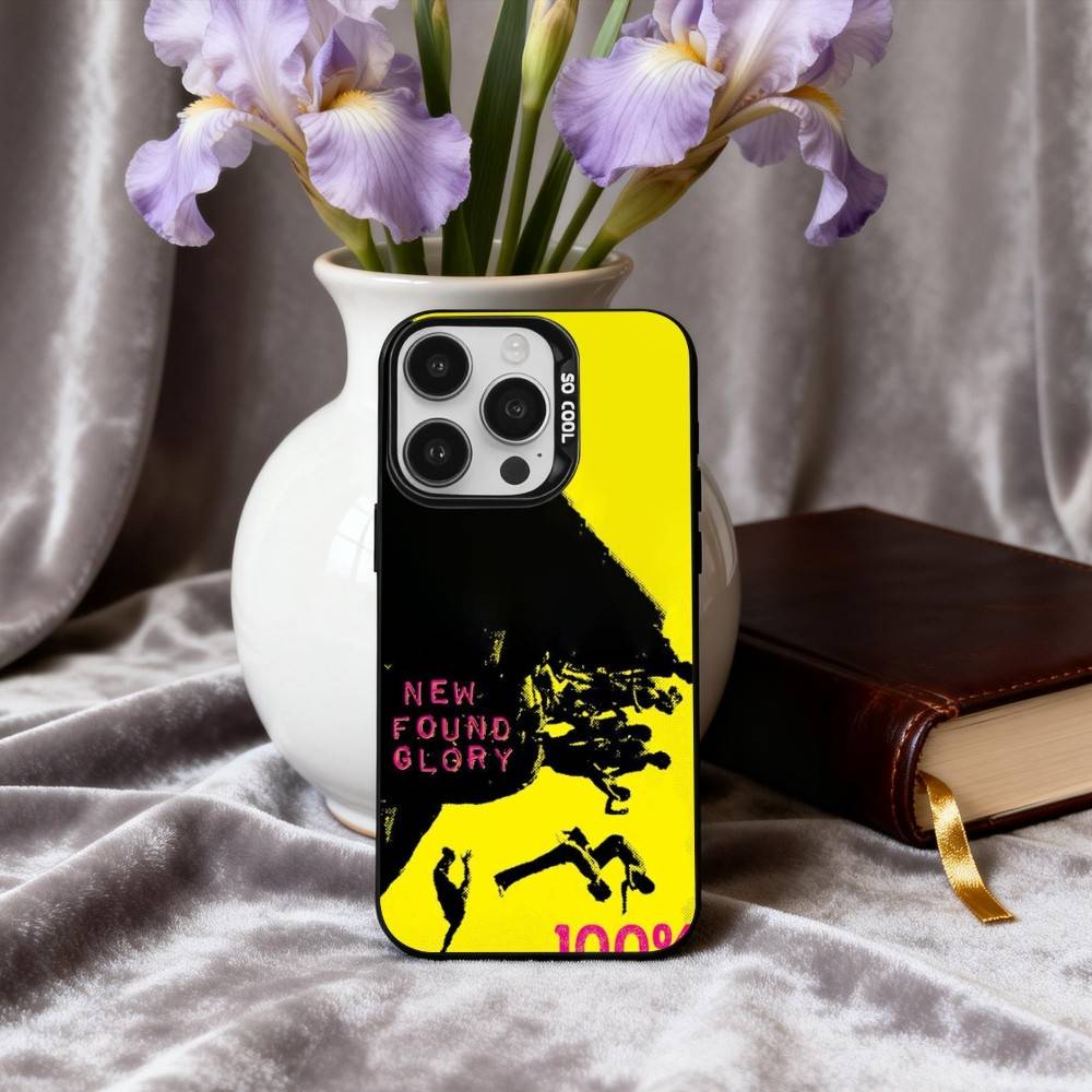 Punk N-New Found Glory Band Phone Case For iPhone17,16,15,14,13,12,11 Plus,Pro Max Candy Silver Plated Inside Cover