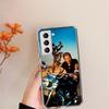 Johnny Hallyday Music Black Phone Case For Samsung S24 FE Galaxy S22 Ultra S25 Edge S21 S23 FE S20 Plus Cover Shell Coque Clear