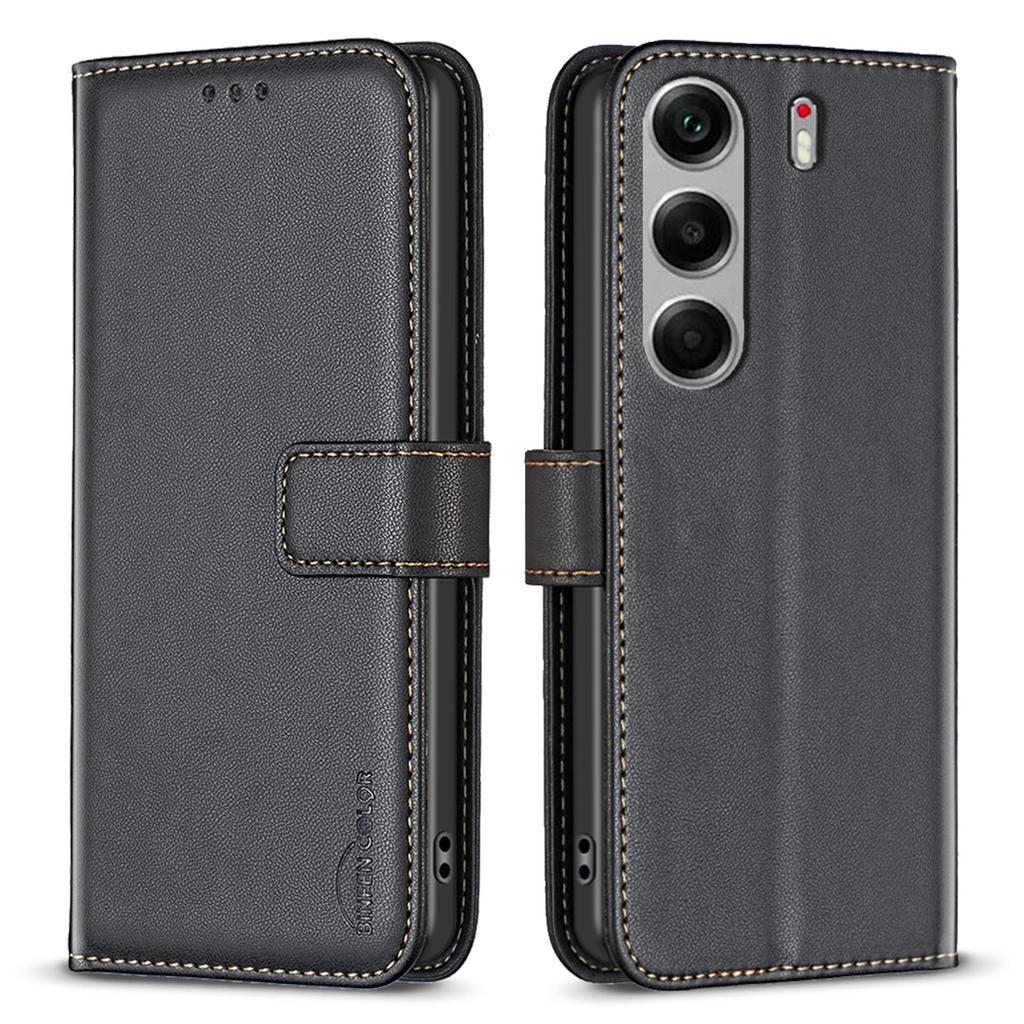 BINFEN COLOR BF17 Für TECNO Camon 40 Pro 5G Hülle Brieftasche Folio Flip Lederhülle